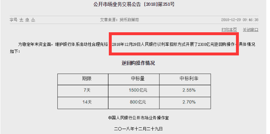 央行放大招2天净投放4500亿 都为了这个关键时点