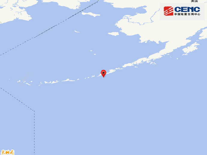 福克斯群岛发生6.6级地震 震源深度30千米