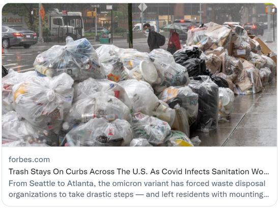 堆积成山，全美多地遭遇“垃圾危机”
