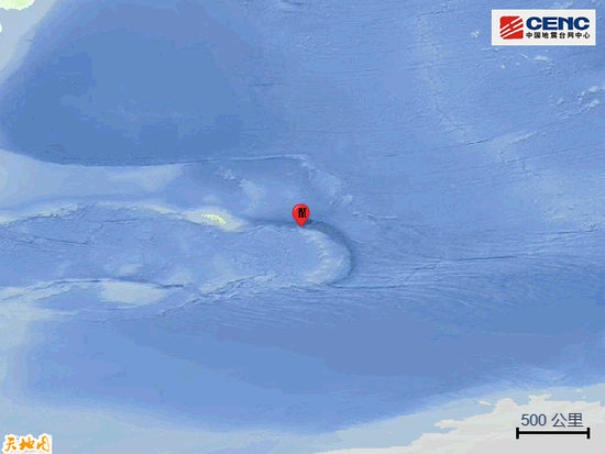 南桑威奇群岛发生5.9级地震 震源深度10千米