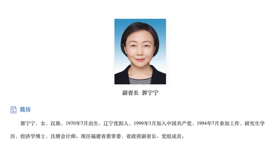 全国首位“70后”女性省委常委 任福建省政府党组副书记 (http://www.lingxun.net.cn/) 新闻 第1张