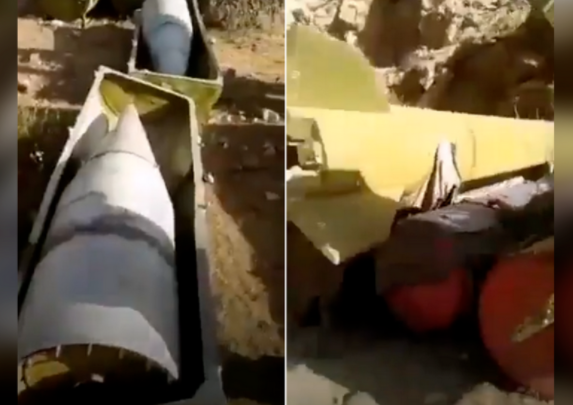 塔利班在反抗力量据点发现数十枚苏制导弹 弹体完整