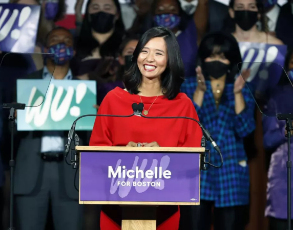 波士顿选出首位华裔女市长，父母均来自中国<a href=