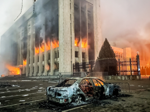 哈萨克斯坦内务部：暴乱分子是有组织的