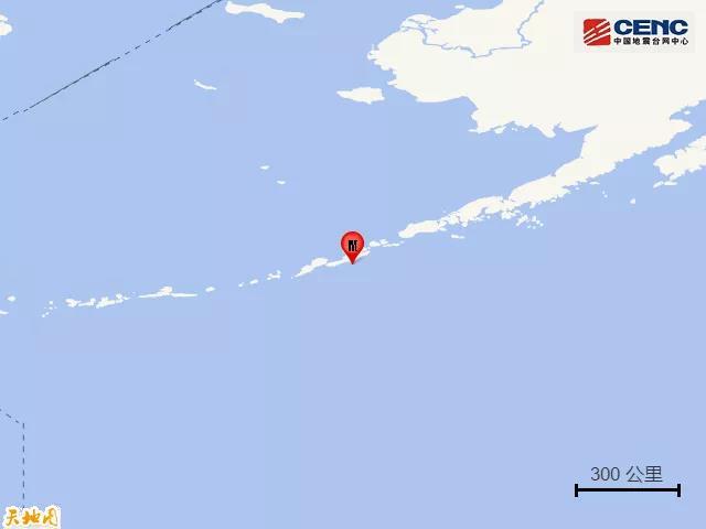 福克斯群岛发生6.1级地震 震源深度20千米