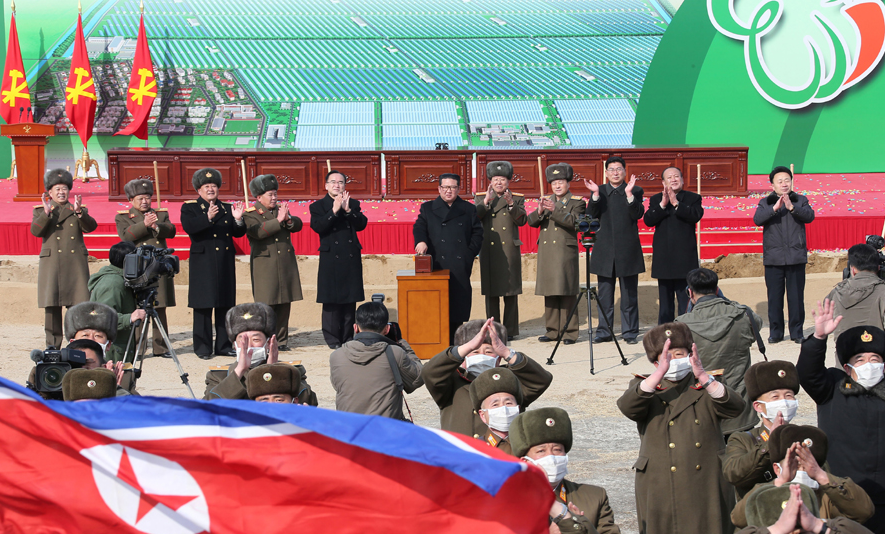 金正恩出席连浦温室农场建设奠基典礼