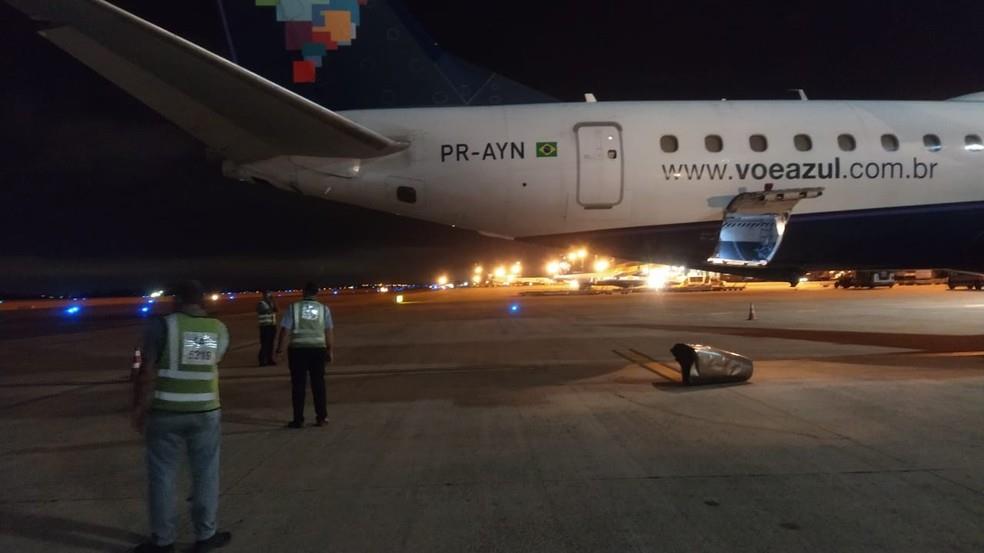 两架飞机在巴西一机场停机坪相撞 无人员伤亡 (http://www.hsqixing.com/) 国际 第1张