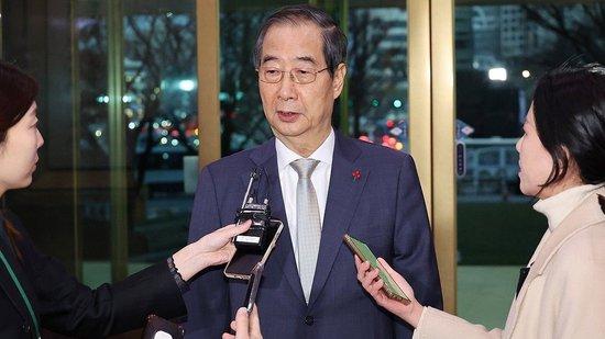 韩国国务总理韩德洙指示韩军加强警戒态势