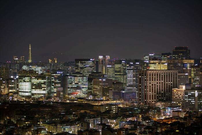 ▲韩国首尔城市夜景。图/新华社