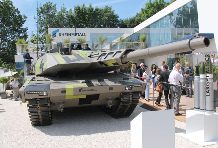 德国坦克技术水平一直走在世界前列，图为德国正在研制的第四代坦克——KF51“黑豹”。