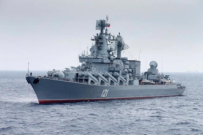 “莫斯科”号导弹巡洋舰  图：资料