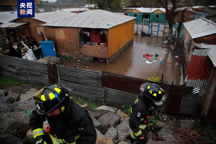 智利中南部强降雨已致至少1人死亡 近9000栋房屋受损