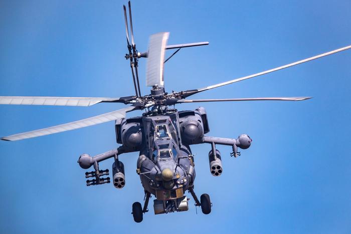 一架米-28直升机在俄罗斯卡卢加州坠毁 机组人员全部遇难