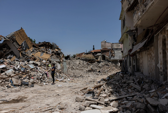 土耳其大地震的废墟。（图源：社交媒体）