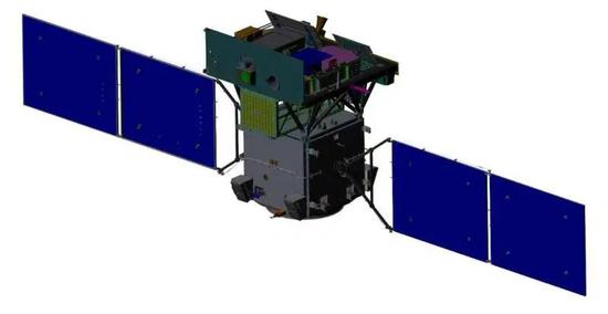 ASO-S卫星由三台有效载荷组成 图片来源：紫金山天文台