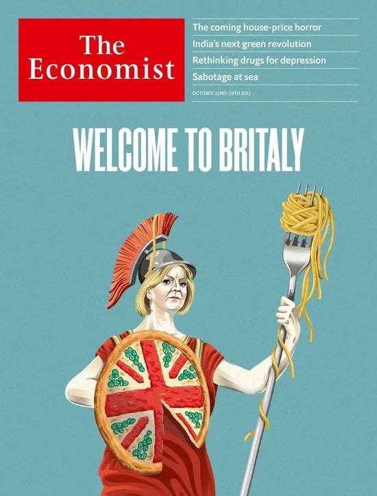  近期出版的《经济学人》杂志封面。图源：GJ