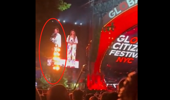 佩洛西在纽约一场音乐节上亮相（视频截图）