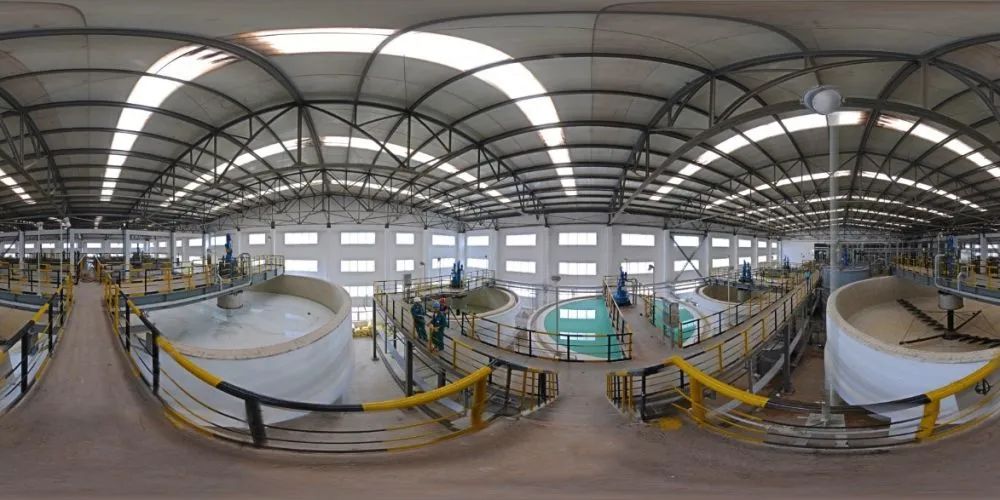 图为龙佰集团云南基地钛白粉生产线后处理车间。（资料照片）