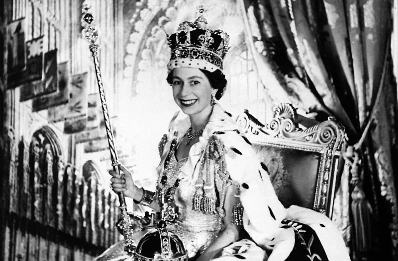 1953年6月2日，英国女王伊丽莎白二世加冕礼。