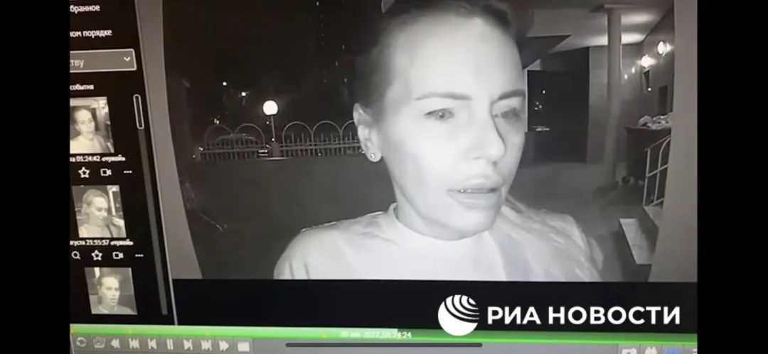 俄方公布的监控视频中的女刺客