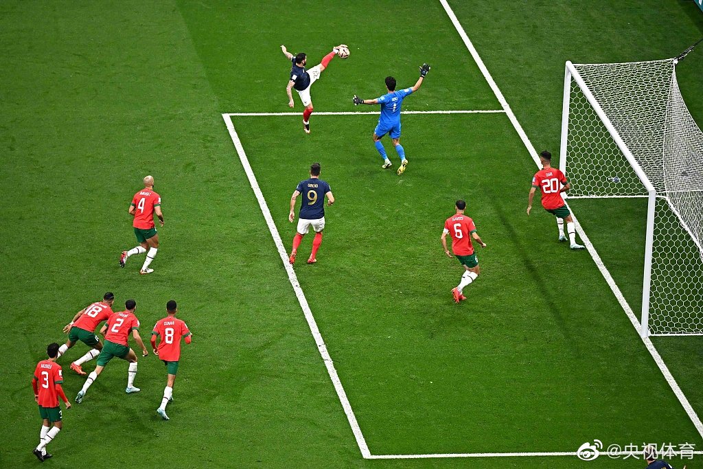 法国2-0胜摩洛哥 晋级决赛与阿根廷争冠！