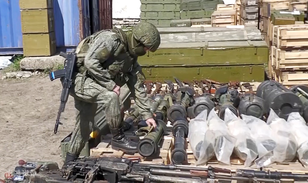 俄罗斯军队占领一处乌克兰军火库（资料图）