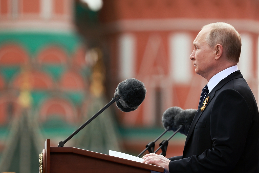 俄罗斯总统普京发表讲话（资料图）