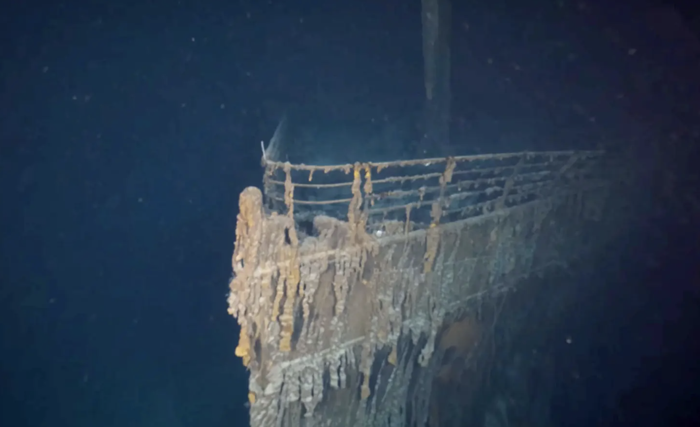 泰坦尼克号残骸8k分辨率画面公布 更多船体细节曝光