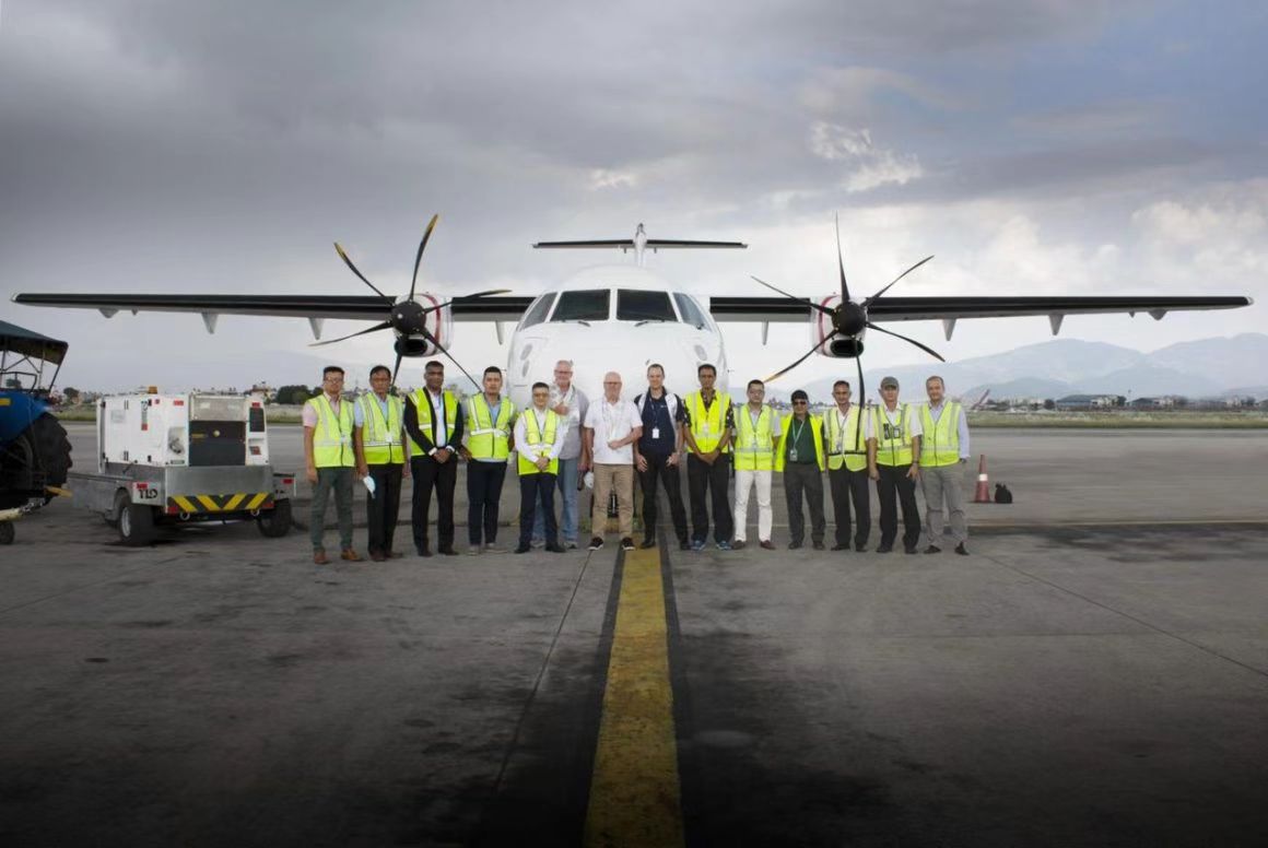 雪人航空引进其第六架ATR-72飞机。（图源：雪人航空官网）